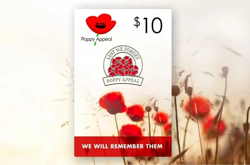 $10 Poppy Bunch Pin